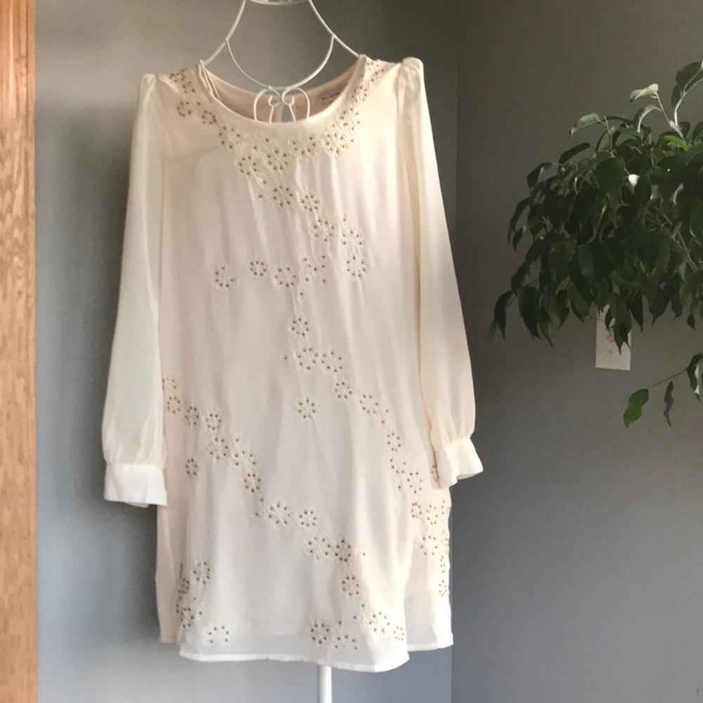 Vintage Style Embroidered Dress. Sz S